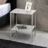 Bellvue Metal End Table with Undershelf - Grey