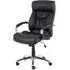 Bellvue Office Chair with Height Adjustment - Black, PU Leather