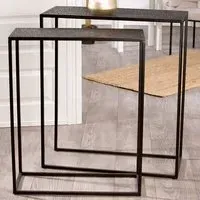 Belmont Set of 2 Console Tables - Black
