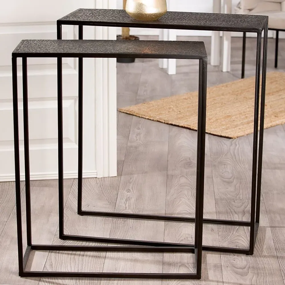 Belmont Set of 2 Console Tables - Black image