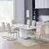 Belmonte Extendable Dining Set with 6 Symphony Chairs - Taupe
