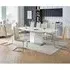 Belmonte Extendable Dining Set with 8 Chairs - White, MDF