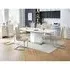 Belmonte Extendable Dining Set with 8 Chairs - White, MDF