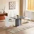 Belmonte Extendable Dining Table with 4 Vesta Chairs - Grey