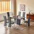 Belmonte Extendable Dining Table with 6 Ravenna Chairs - Grey