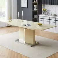 Belmonte Large Extendable Dining Table - Cream