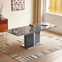 Belmonte Large Extendable Dining Table - Grey