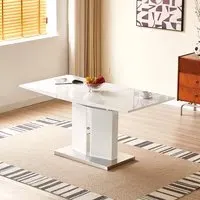 Belmonte Small Extendable Dining Table - White