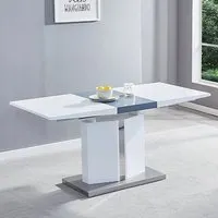 Belmonte Small Extendable Dining Table - White
