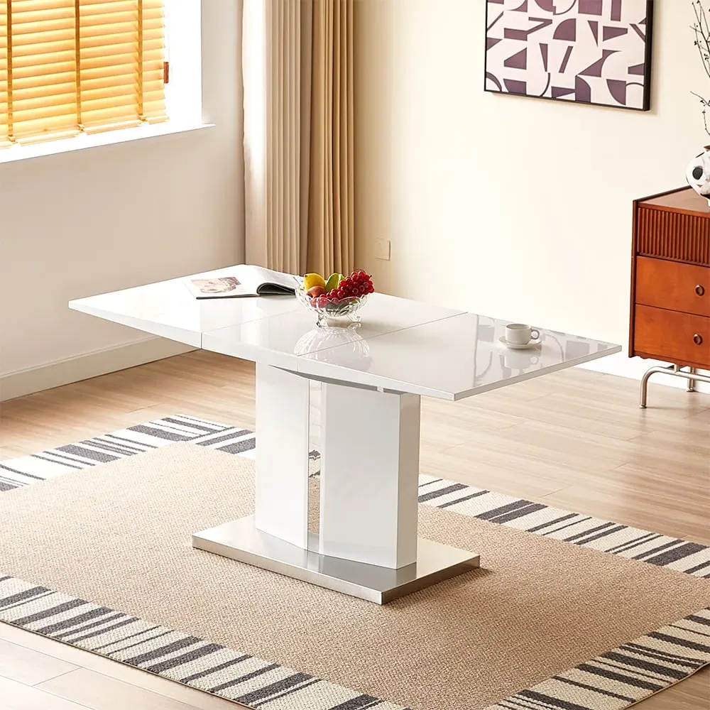Belmonte Small Extendable Dining Table - White