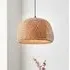Beloit Elongated Sphere Ceiling Pendant Light - Natural