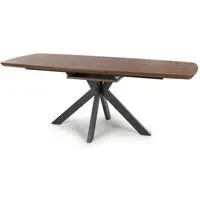 Beloit Large Extendable Dining Table - Smoked Oak