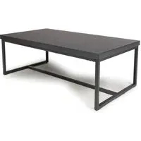 Beloit Rectangular Coffee Table - Black, Wood