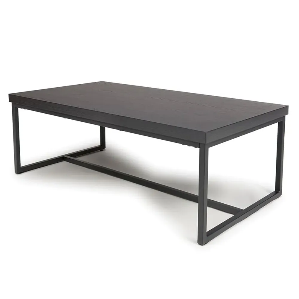 Beloit Rectangular Coffee Table - Black, Wood image