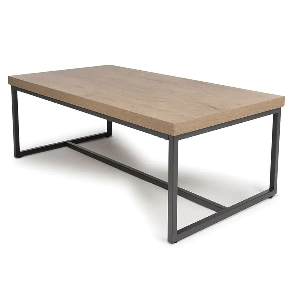 Beloit Rectangular Coffee Table - Rustic Oak