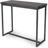 Beloit Rectangular Console Table - Black, Wood