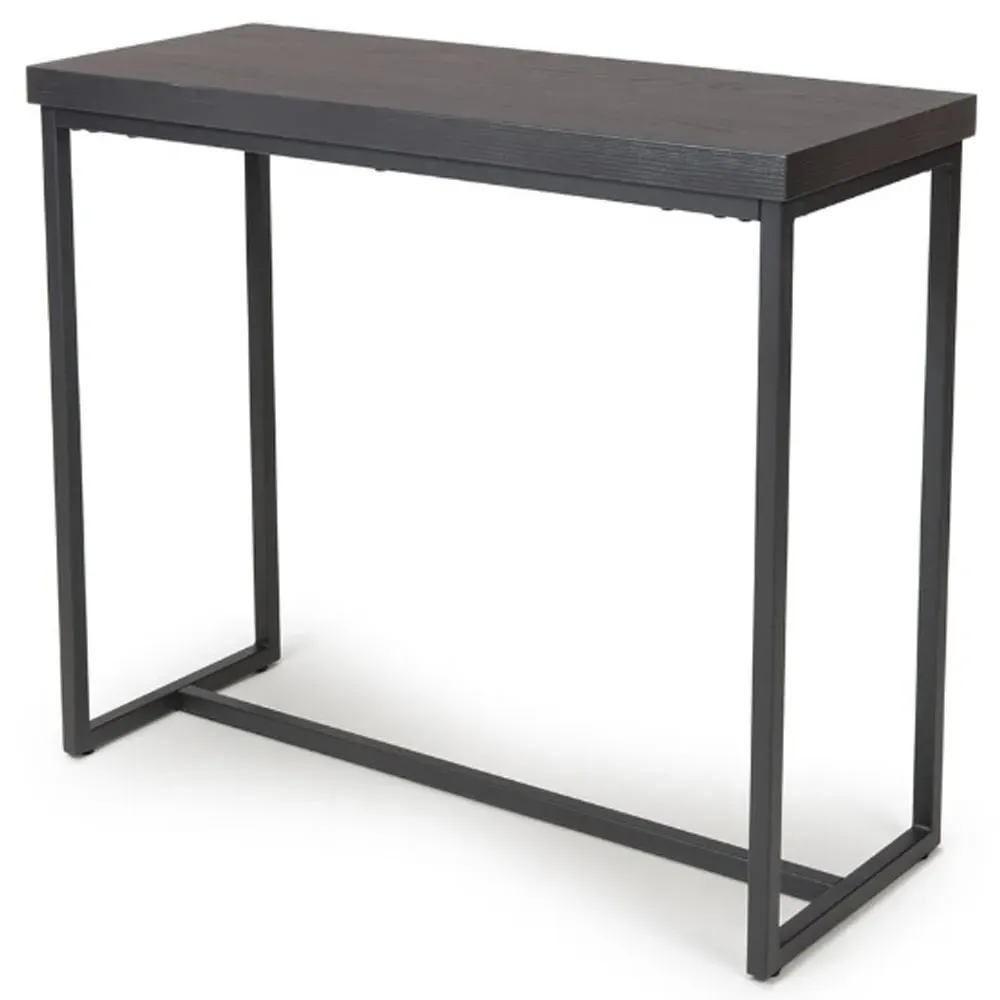 Beloit Rectangular Console Table - Black, Wood image