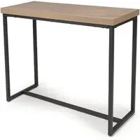 Beloit Rectangular Console Table - Rustic Oak, Wood