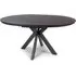 Beloit Round Extendable Dining Table - Ash Black
