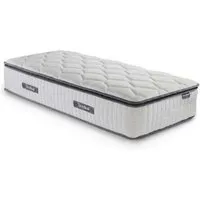 Beloit Single Mattress with Pocket Springs - White, Fabric alternate view
