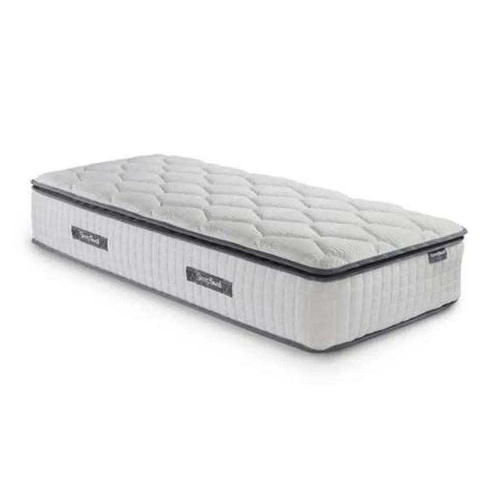 Beloit Single Mattress with Pocket Springs - White, Fabric product