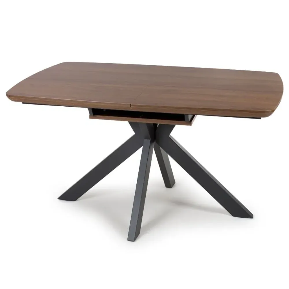 Beloit Small Extendable Dining Table - Smoked Oak