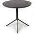 Beloit Small Round Dining Table - Black, Wood