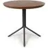 Beloit Small Round Dining Table - Smoked Oak, Wood