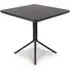Beloit Square Dining Table - Black, Wood