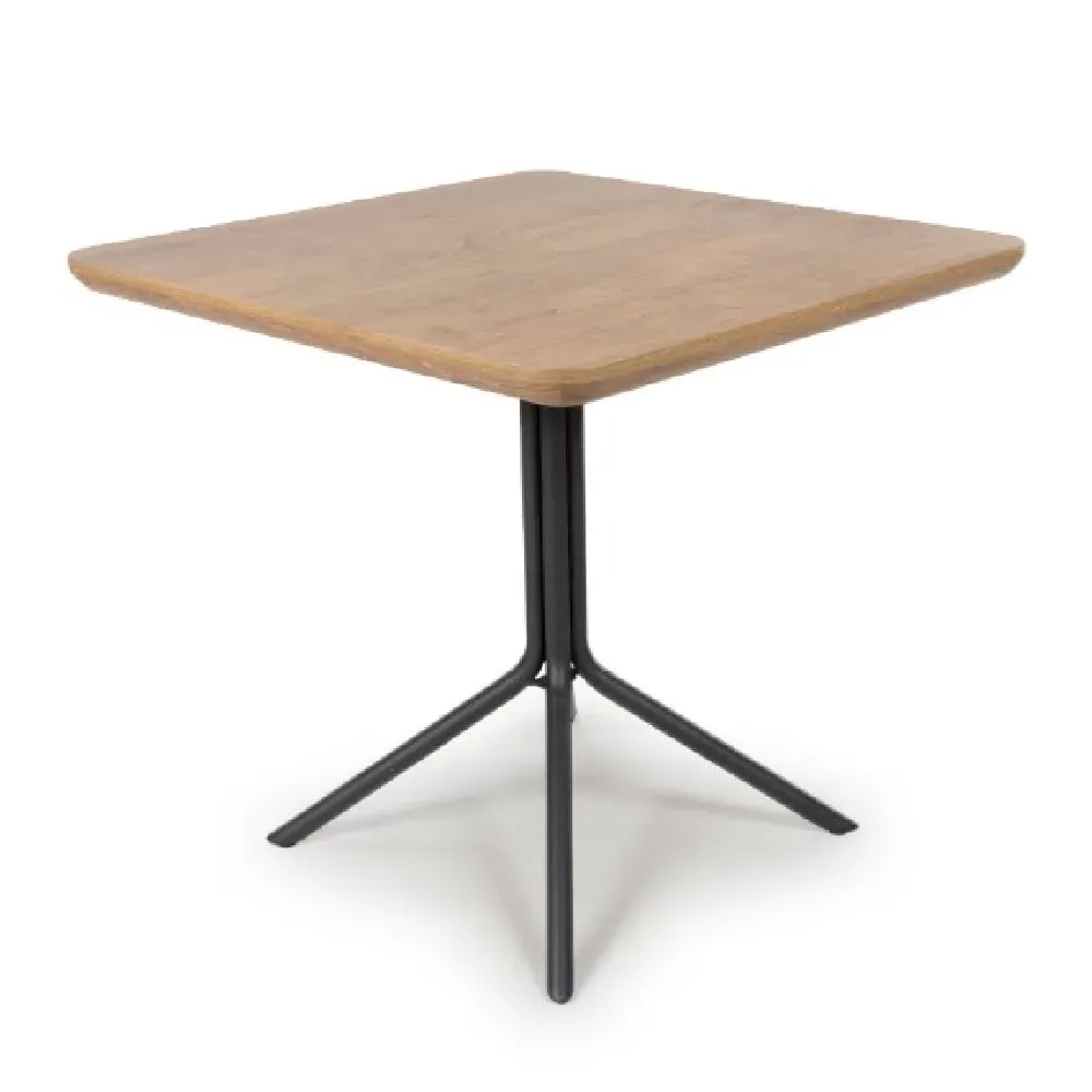 Beloit Square Dining Table - Rustic Oak, Wood