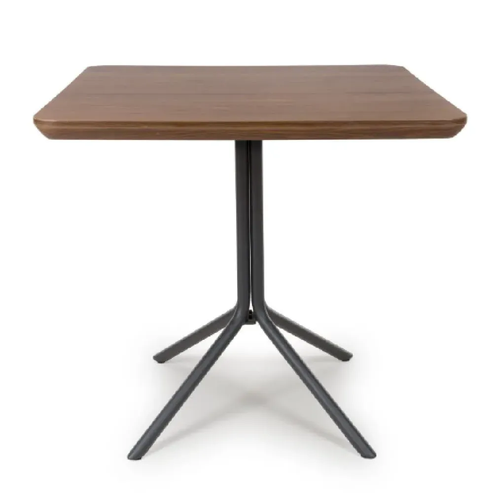 Beloit Square Dining Table - Smoked Oak, Wood