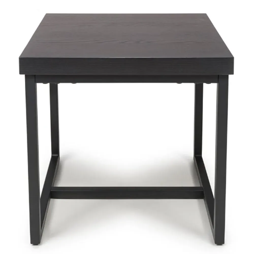 Beloit Square End Table - Ash Black, Wood image
