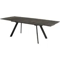 Belton Ceramic Extending Dining Table - Black