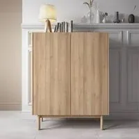Belton Highboard with 2 Doors - Riviera Oak