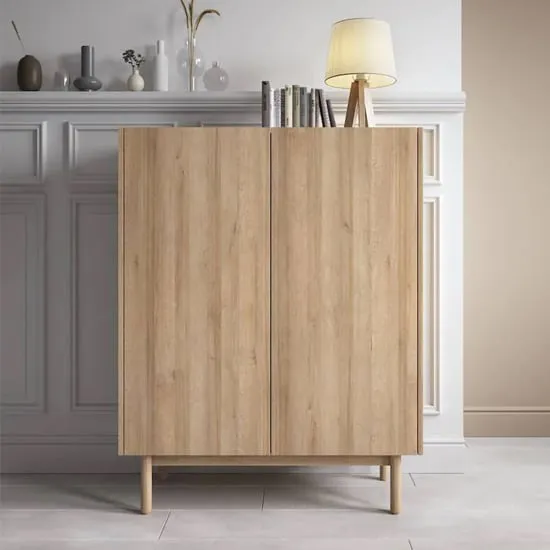 Belton Highboard with 2 Doors - Riviera Oak