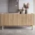 Belton Small Sideboard with 3 Doors - Riviera Oak