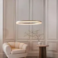 Bemidji LED Round Pendant Light - Brushed Gold, Metal
