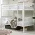 Bemidji Wooden Bunk Bed - White