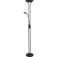 Bend Glass Mother And Child Floor Lamp - Black