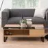 Bend Lift Up Coffee Table - Black, Oak