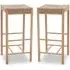 Bender Bar Stools Set of 2 - Natural, Beachwood