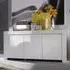 Benetti 3-Door Sideboard - White, High Gloss