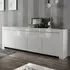 Benetti 4-Door Sideboard - White, High Gloss