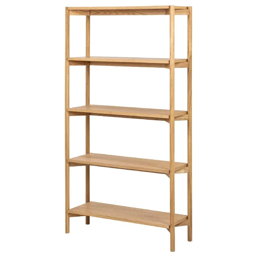 Benson Tall Bookcase with 4 Shelves - Oak image