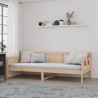 Bente Single Day Bed - Natural, Pinewood