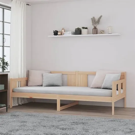 Bente Single Day Bed - Natural, Pinewood