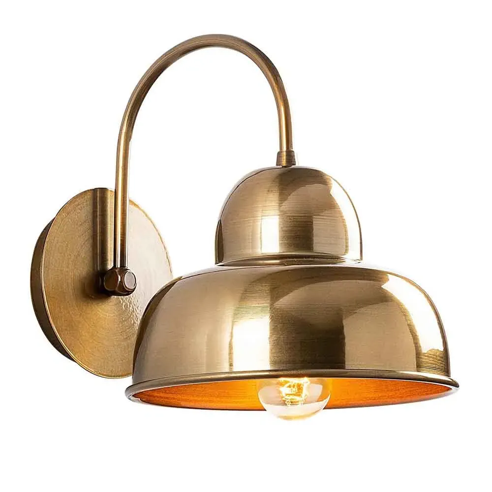 Berceste Round Metal Wall Lamp - Gold product