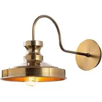 Berceste Vintage Wall Lamp - Gold, Metal alternate view