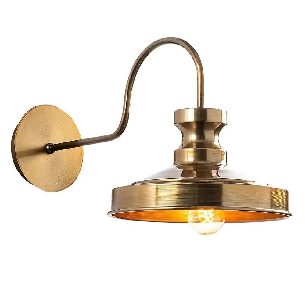 Berceste Vintage Wall Lamp - Gold, Metal product