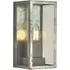 Berea Glass Outdoor Wall Light - Silver